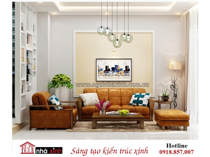 Nhà Xinh - Đằng cấp thiết kế nhà đẹp - Mẫu thiết kế nội thất đẹp nhà chị Hà Q7 | NNX - NT 723